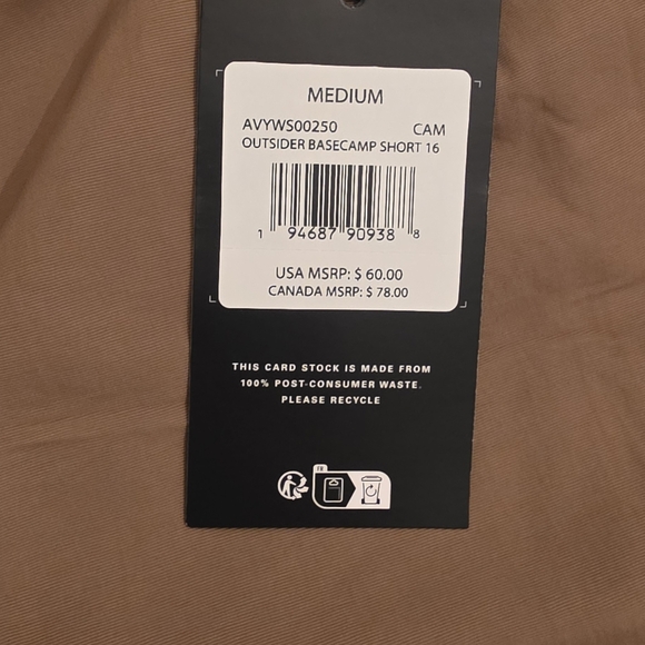 RVCA Outsider Base Camp Short - Picture 4 of 4